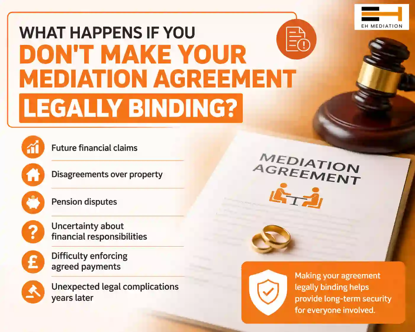 What Happens If You Don't Make Your Mediation Agreement Legally Binding Ulverston?
